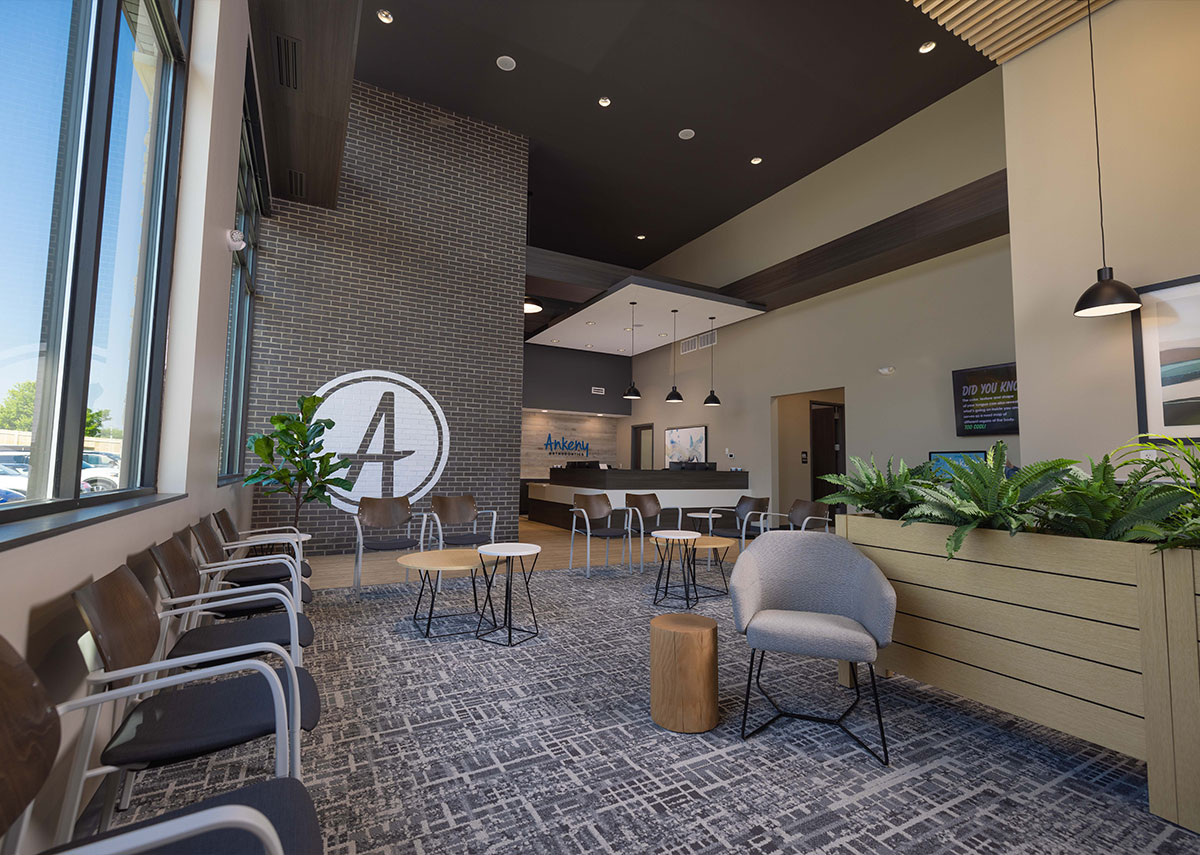 Ankeny Ortho waiting room lobby area