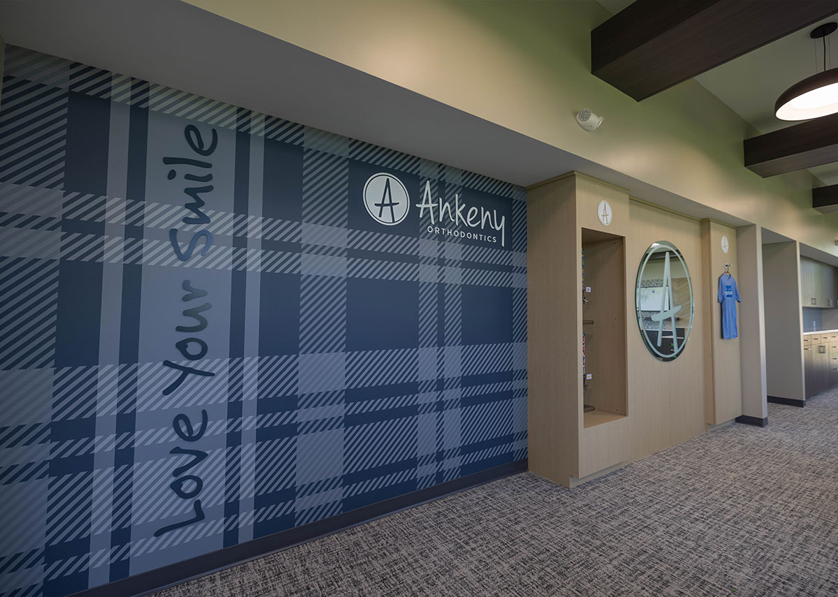 Ankeny Ortho feature wall