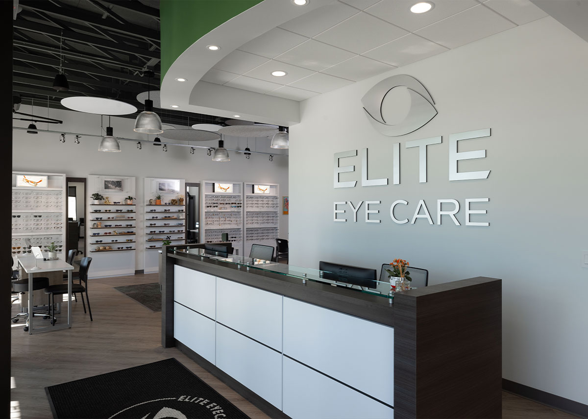 Elite Eye Care reception desk