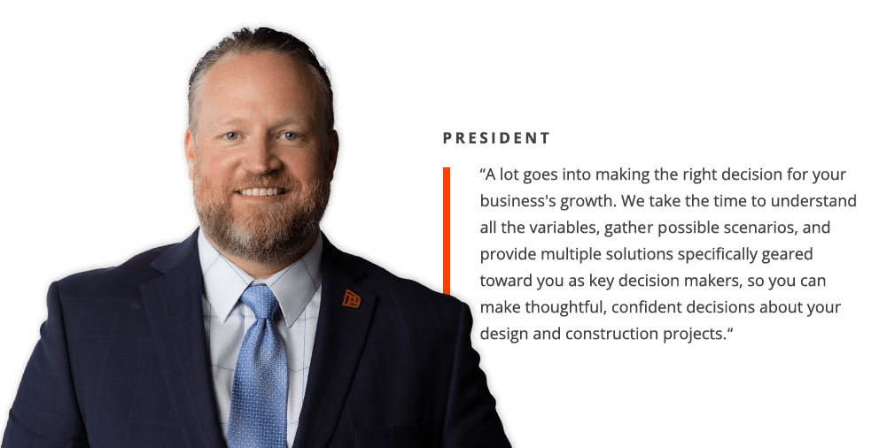 Justin Brown, president quote